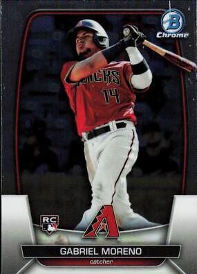Gabriel Moreno #59 Baseball Cards 2023 Bowman Chrome