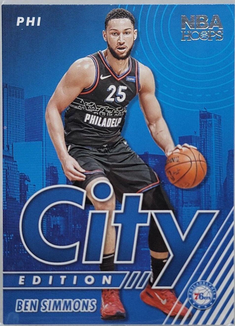 Ben Simmons #3 Basketball Cards 2021 Panini Hoops City Edition