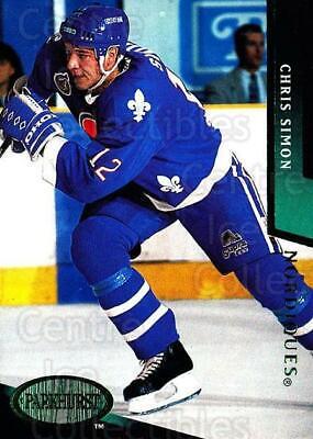 Chris Simon #171 Hockey Cards 1993 Parkhurst