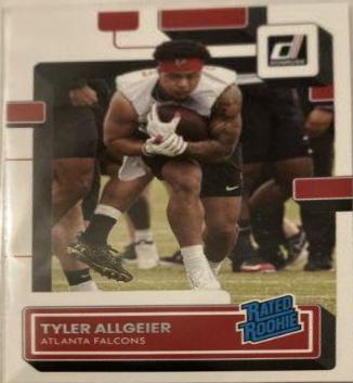 Tyler Allgeier #344 Football Cards 2022 Panini Donruss