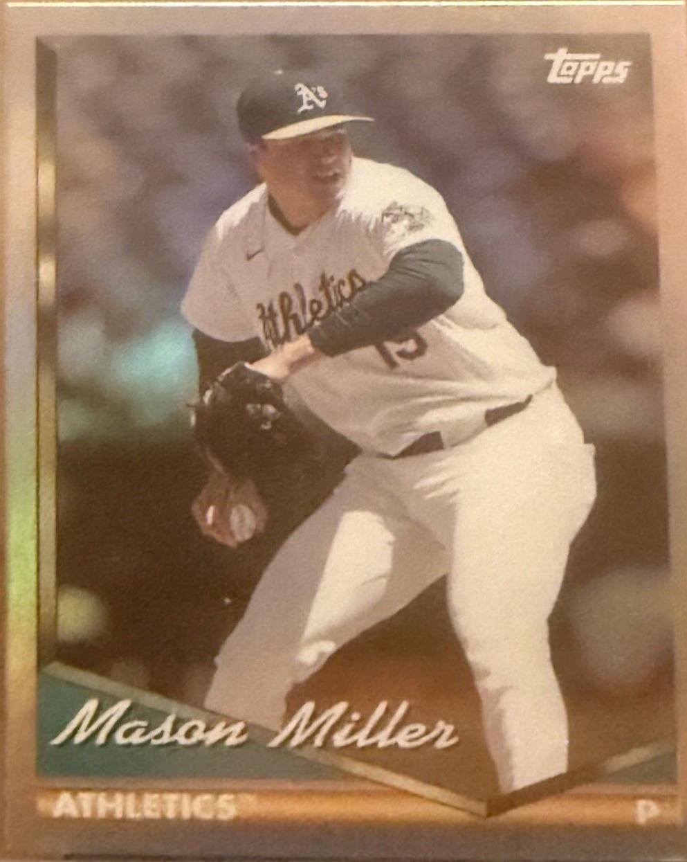 Mason Miller #255 Baseball Cards 2024 Topps Archives