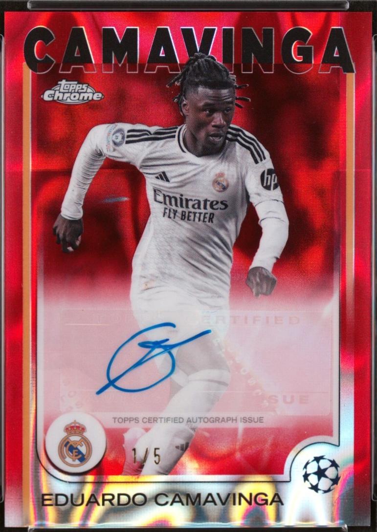Eduardo Camavinga [Red Lava Refractor] #CA-CV