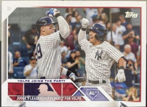 Volpe Joins the Party #US269 Baseball Cards 2023 Topps Update