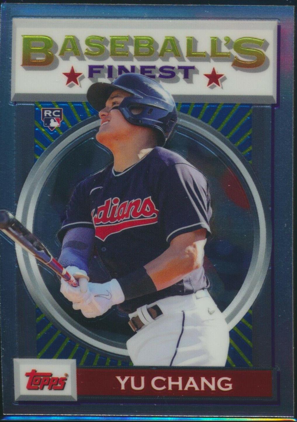 Yu Chang #5 Baseball Cards 2020 Topps Finest Flashbacks