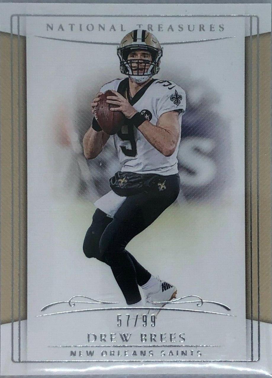 Drew Brees #63 2018 National Treasures Football