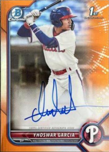Yhoswar Garcia [Orange Refractor] #CPA-YG