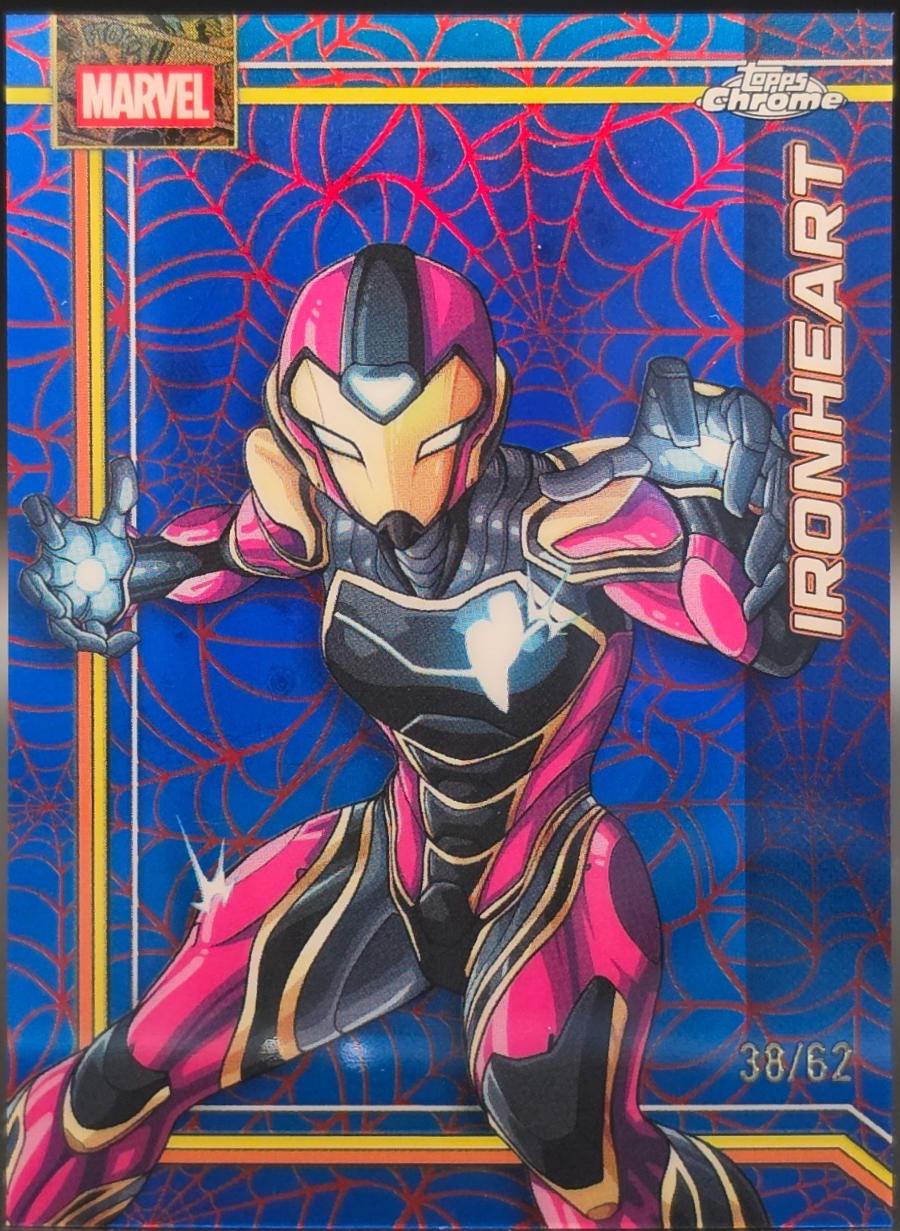 Ironheart Spider-Web Red/Blue Refractor
