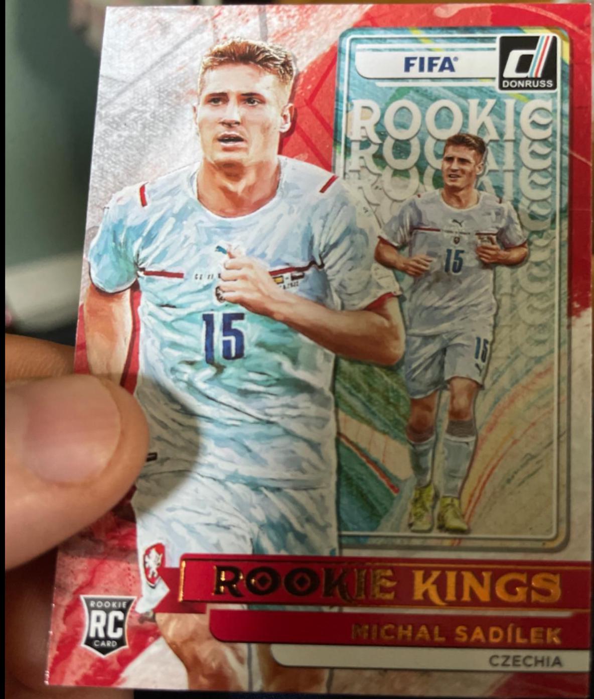 Michal Sadilek #5 Soccer Cards 2022 Panini Donruss Rookie Kings