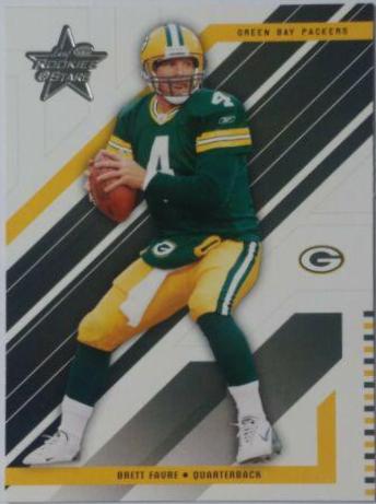 Brett Favre #34 Football Cards 2004 Leaf Rookies & Stars