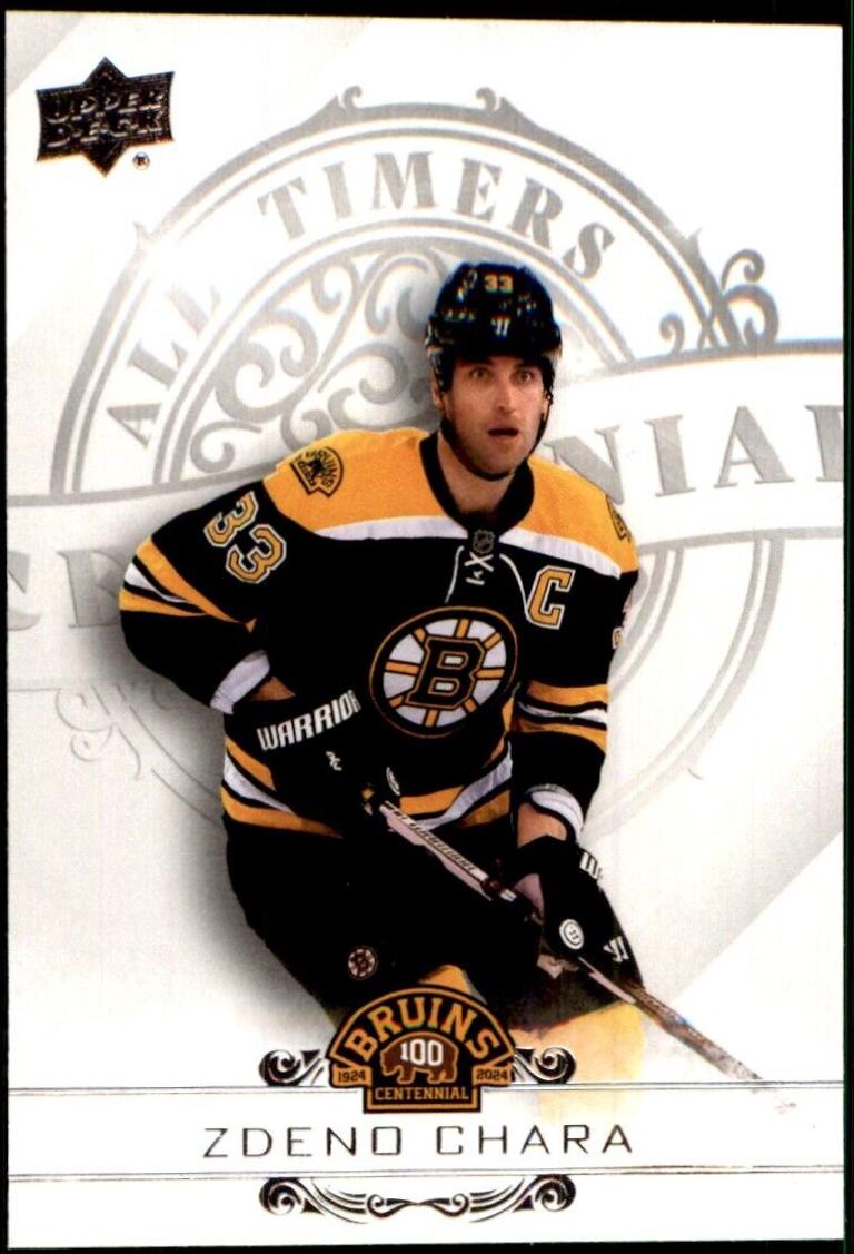 Zdeno Chara #100-36 Hockey Cards 2023 Upper Deck Boston Bruins Centennial All-Timers