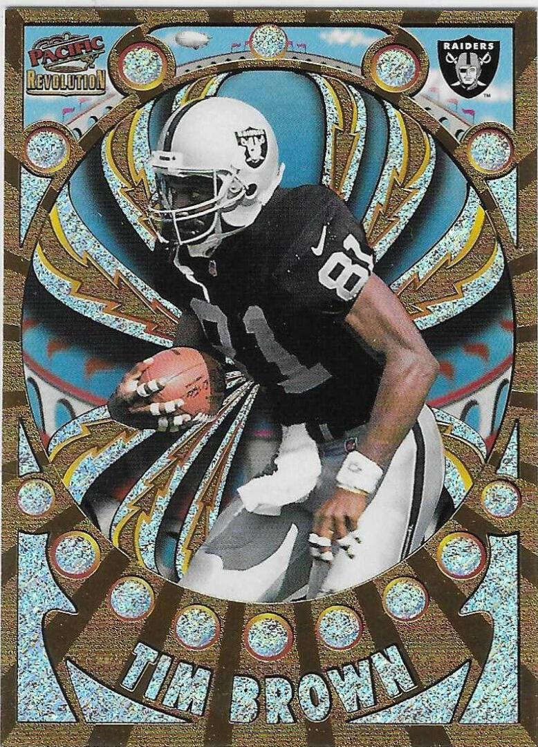 Tim Brown #102 1997 Pacific Revolution Football