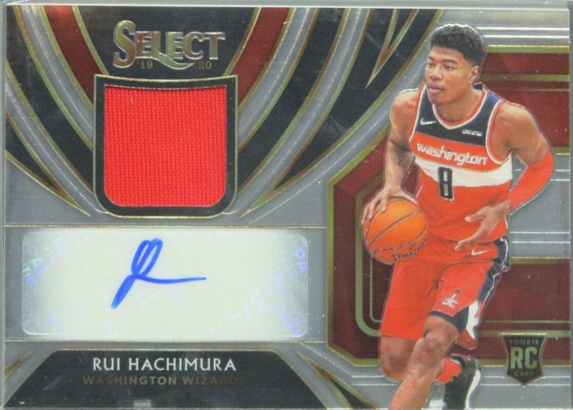 Rui Hachimura #RHM 2019 Panini Select Rookie Jersey Autographs Basketball