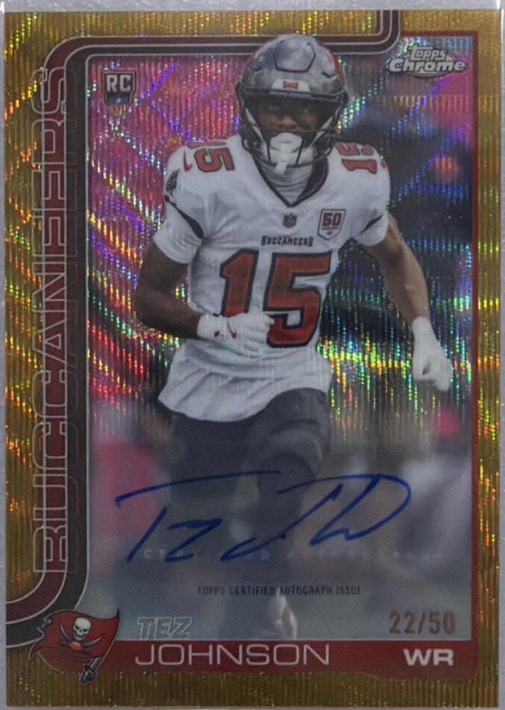 Tez Johnson [Gold Refractor] #RA-TJ
