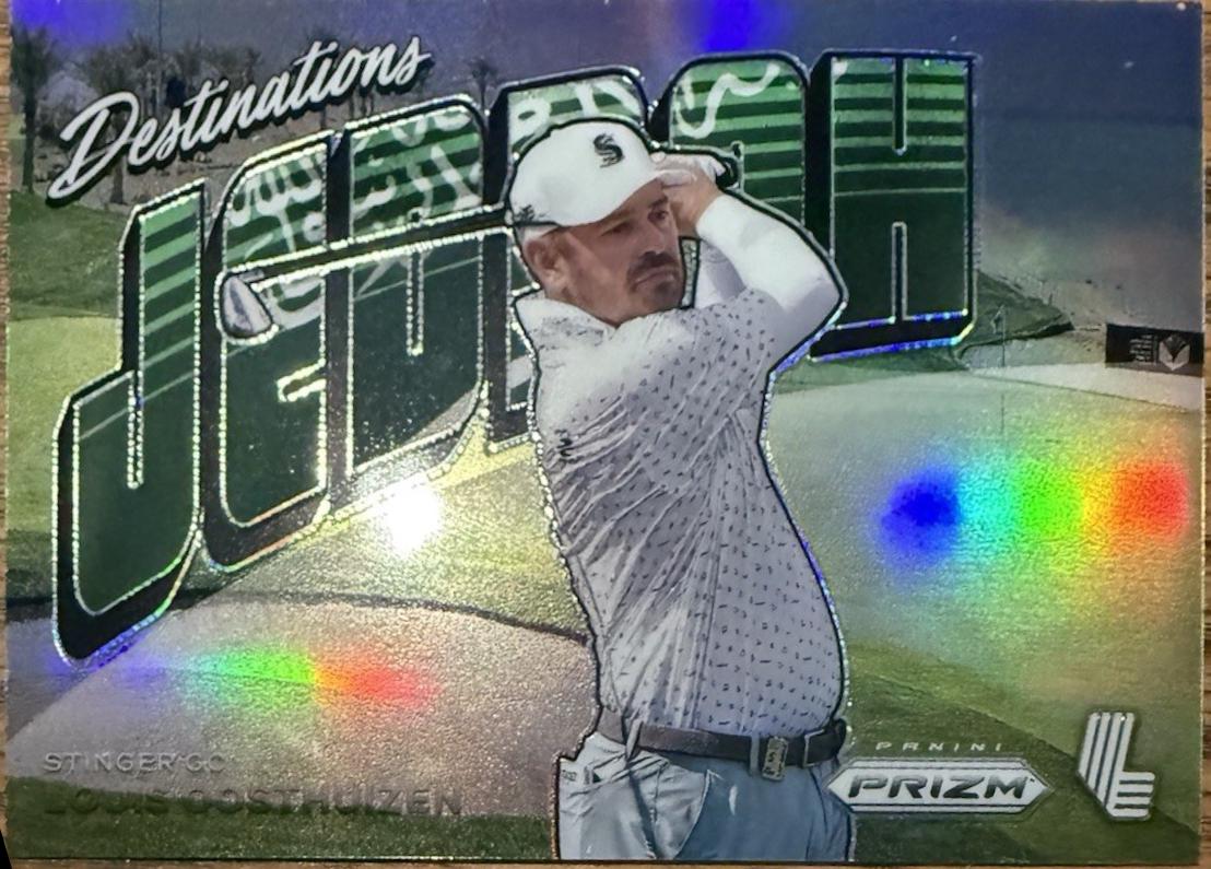 Louis Oosthuizen #3 Golf Cards 2024 Panini Prizm LIV Destinations