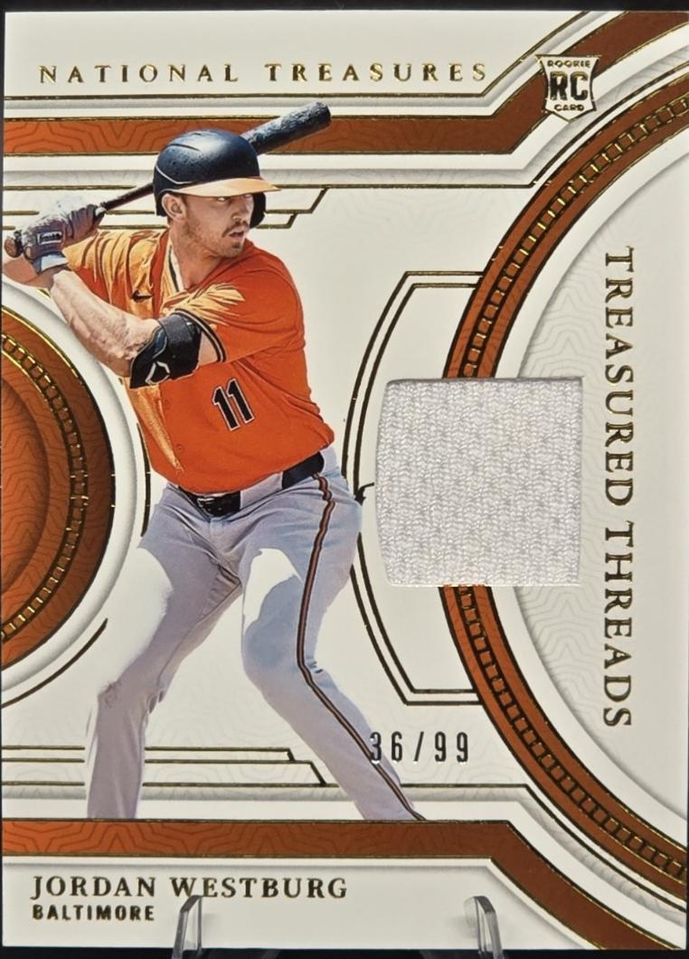 Jordan Westburg #15 2024 Panini National Treasures Treasured Threads Baseball
