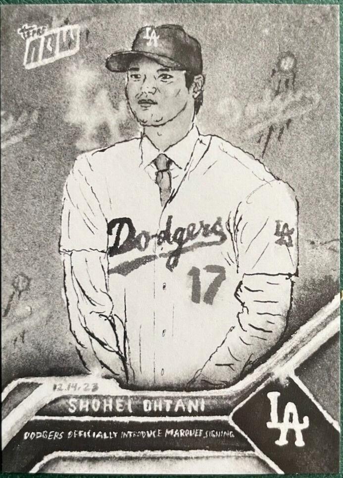 Shohei Ohtani [Grayscale Filter] #28 Prices | 2024 Topps Spotlight ...