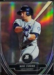 Mike Zunino #11 Baseball Cards 2013 Bowman Platinum Chrome Prospects
