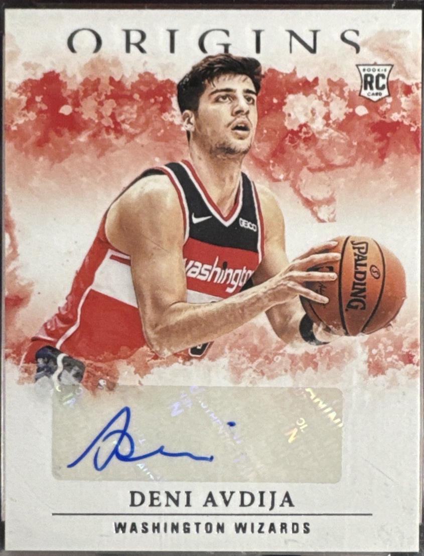 Deni Avdija #RA-AVD Basketball Cards 2020 Panini Origins Rookie Autographs