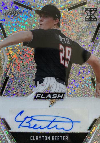 Clayton Beeter #BA-CB1 2020 Leaf Flash Autographs Baseball