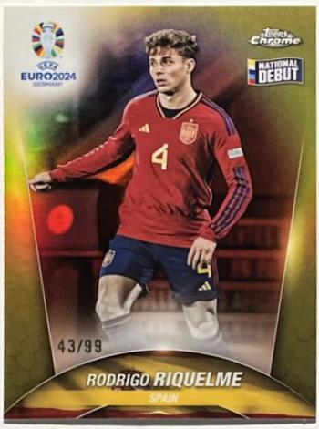Rodrigo Riquelme #93 2024 Topps Chrome UEFA Euro