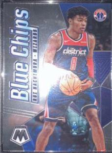 Rui Hachimura #9 Basketball Cards 2019 Panini Mosaic Blue Chips