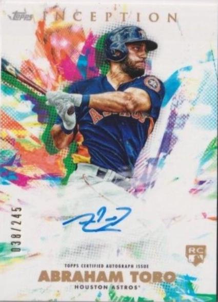 Abraham Toro #AT Baseball Cards 2020 Topps Inception Rookies & Emerging Stars Autographs