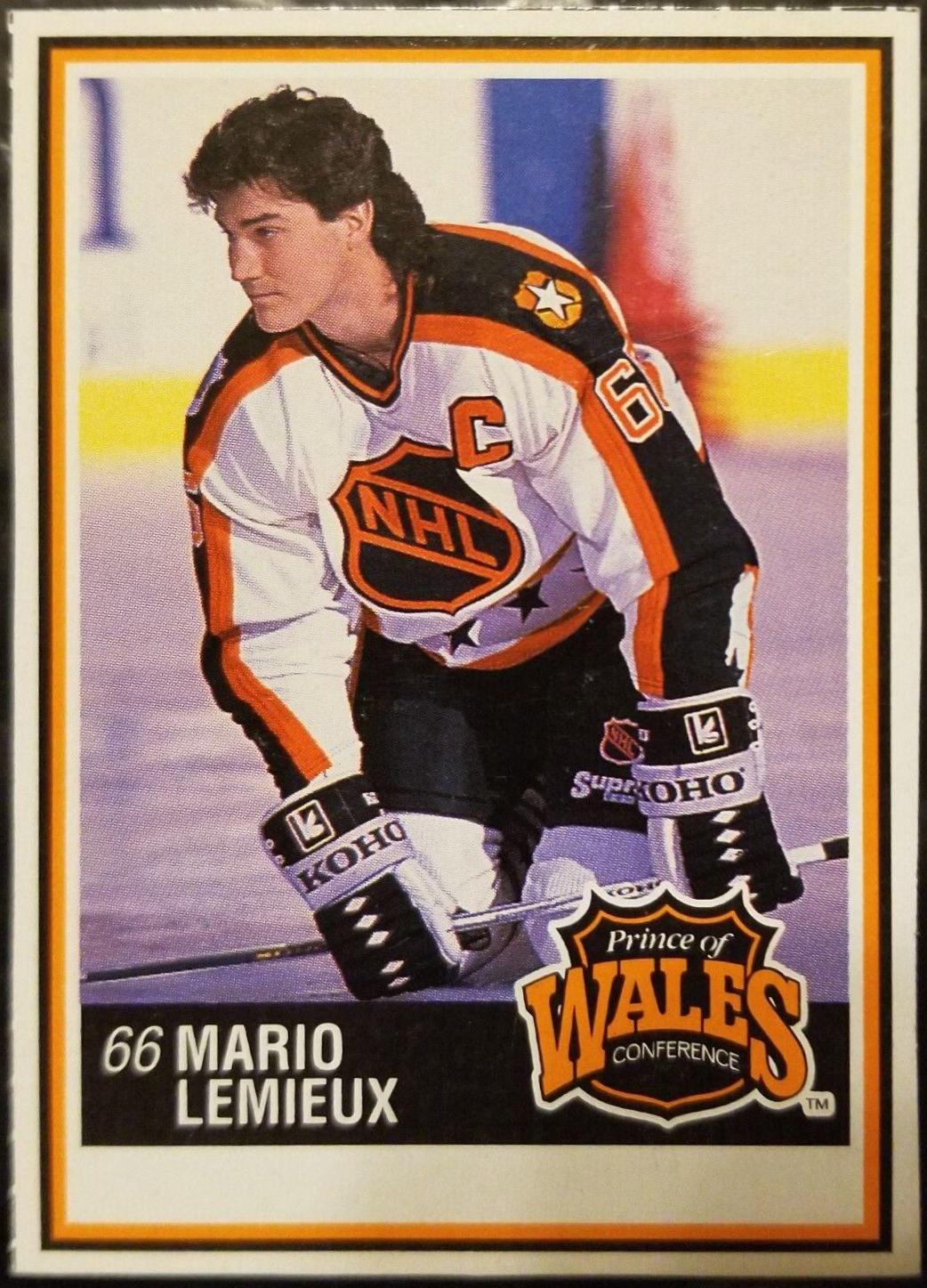 Mario Lemieux #87 Hockey Cards 1990 Kraft