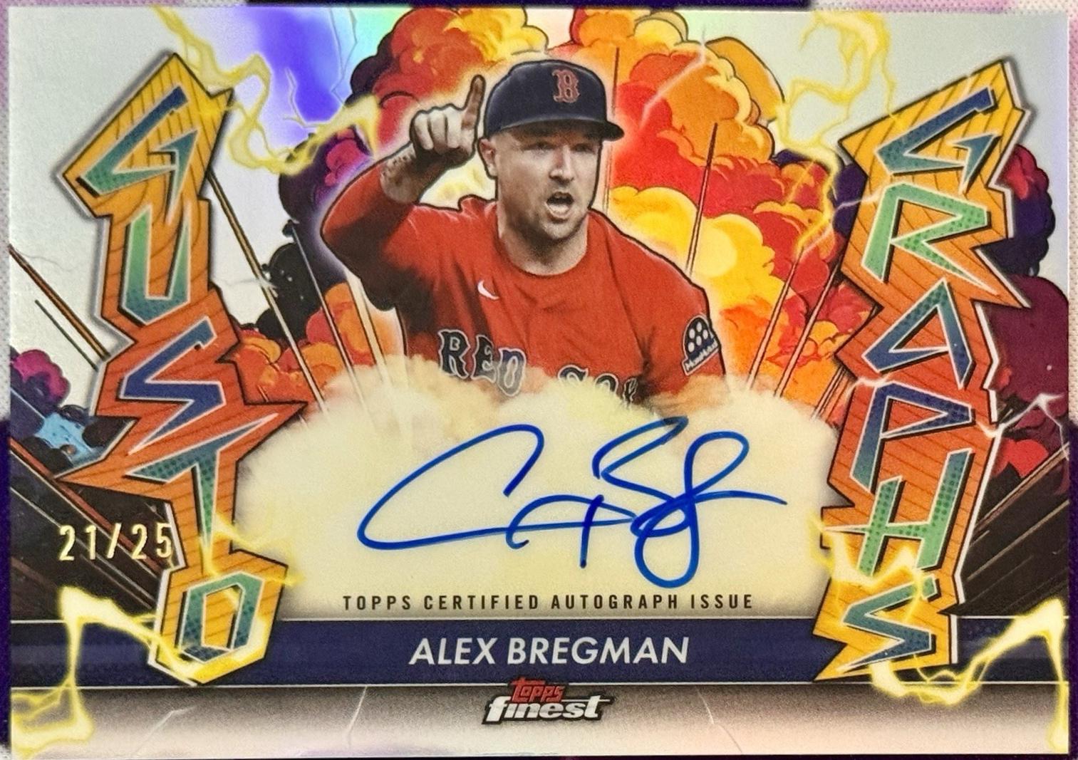 Alex Bregman #GA-AB 2026 Topps Finest Gustographs Baseball