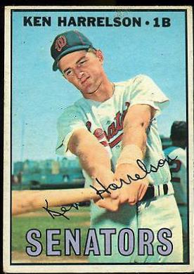 Ken Harrelson #188 1967 O-Pee-Chee Baseball