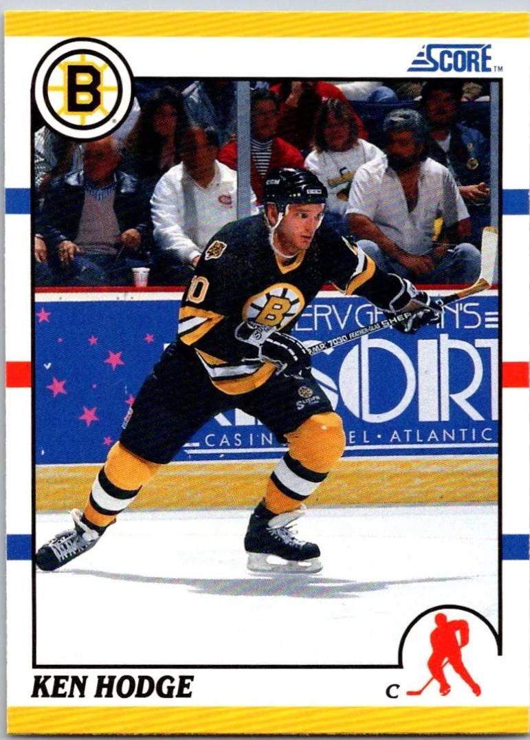 Ken Hodge Jr #85T Hockey Cards 1990 Score Rookie Traded