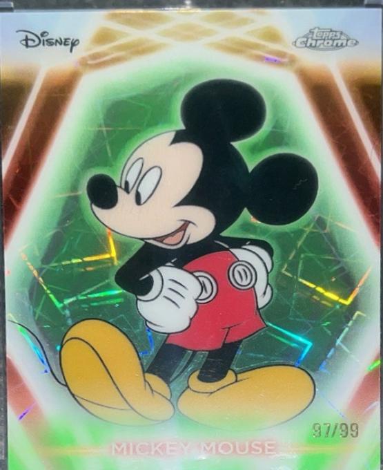 Mickey Mouse [Green Wave] #50 Prices | 2026 Topps Chrome Disney