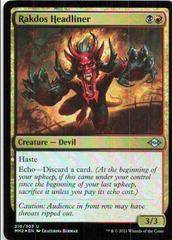 Rakdos Headliner [Foil] #210