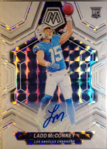 Ladd McConkey [Autograph White] #334 Prices | 2024 Panini Mosaic