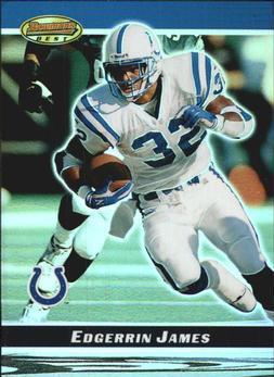 Edgerrin James #BBP9 Football Cards 2000 Bowman's Best Previews