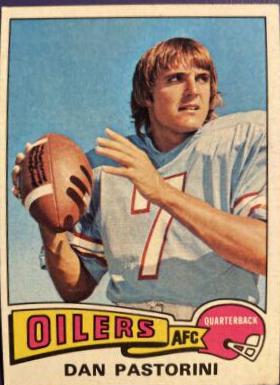 Dan Pastorini #50 Football Cards 1975 Topps