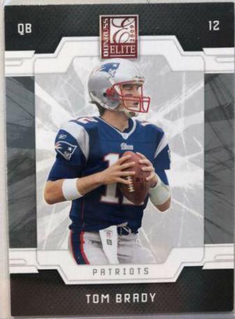 Tom Brady #57 Football Cards 2009 Panini Donruss Elite