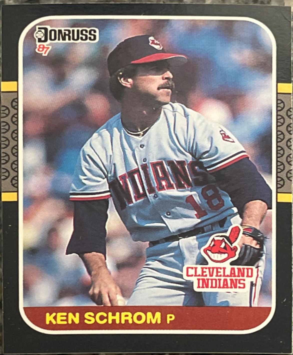 Ken Schrom #403 Baseball Cards 1987 Donruss