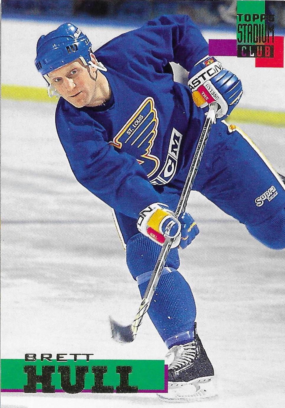Brett Hull #100 1994-95 Stadium Club Hockey