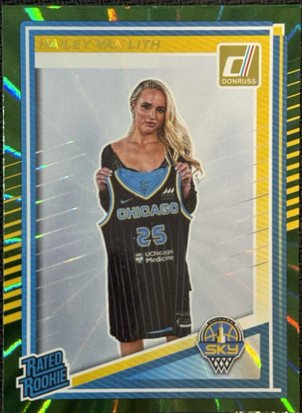 Hailey Van Lith [Green Laser] #88 Prices | 2025 Panini Donruss WNBA ...