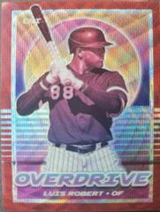 Luis Robert [Ruby Wave] #15 Baseball Cards 2021 Panini Chronicles Overdrive Prices