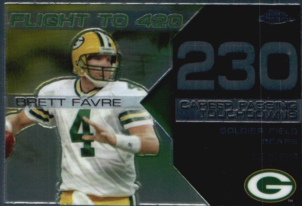Brett Favre #BFC230 2008 Topps Chrome Brett Favre Collection Football