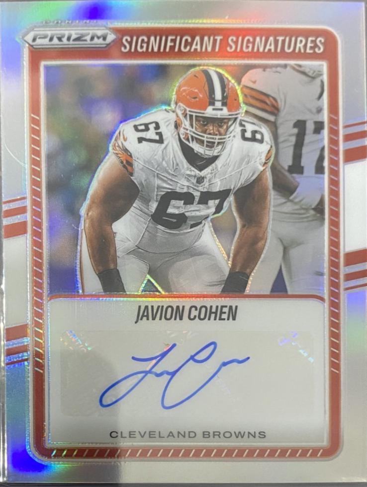 Javion Cohen #SSI-JCN Prices | 2025 Panini Prizm Significant