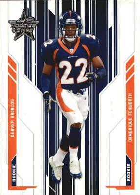 Domonique Foxworth #142 Football Cards 2005 Leaf Rookies & Stars