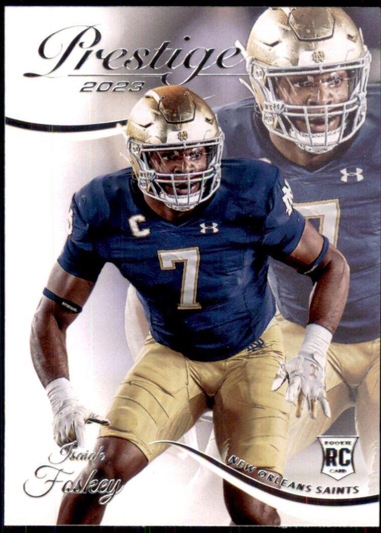 Isaiah Foskey #340 Football Cards 2023 Panini Prestige