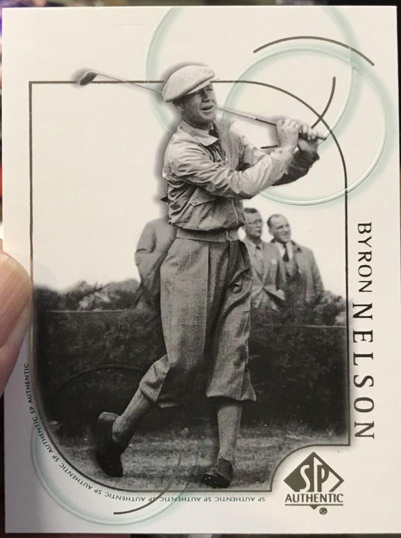 Byron Nelson #16 Golf Cards 2001 SP Authentic