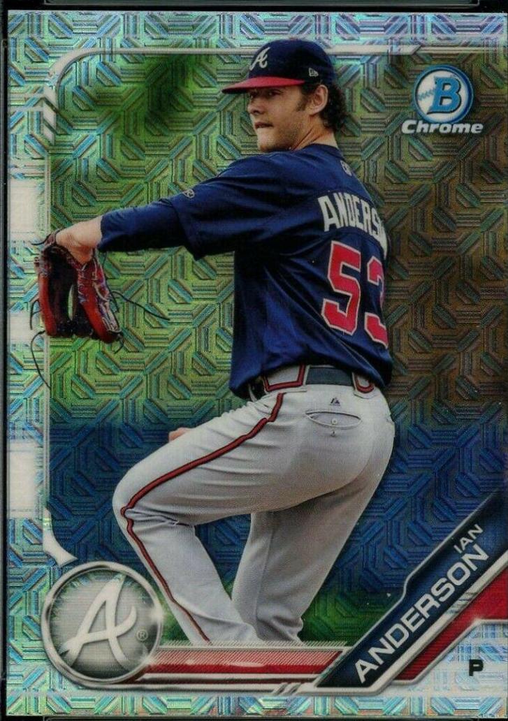 Ian Anderson #47 2019 Bowman Mega Box Chrome Baseball