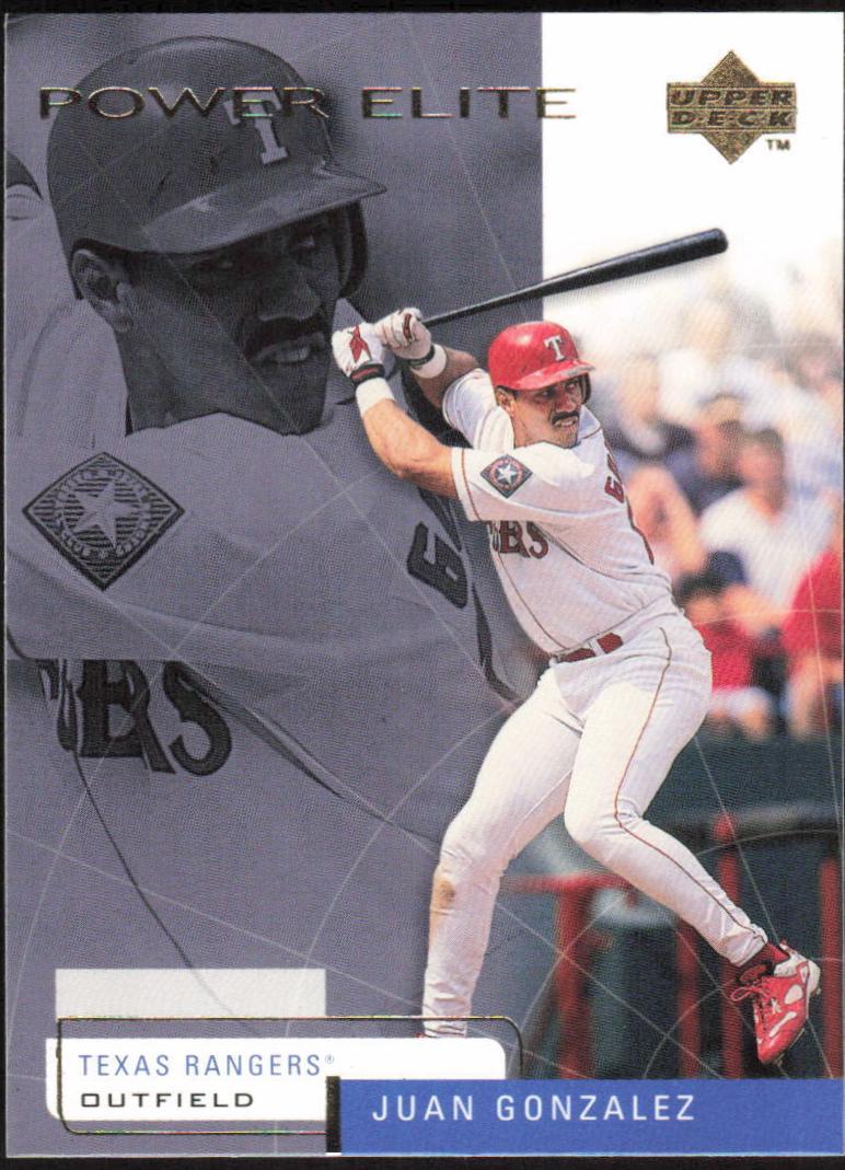 Juan Gonzalez #9 Baseball Cards 1999 Upper Deck Challengers for 70