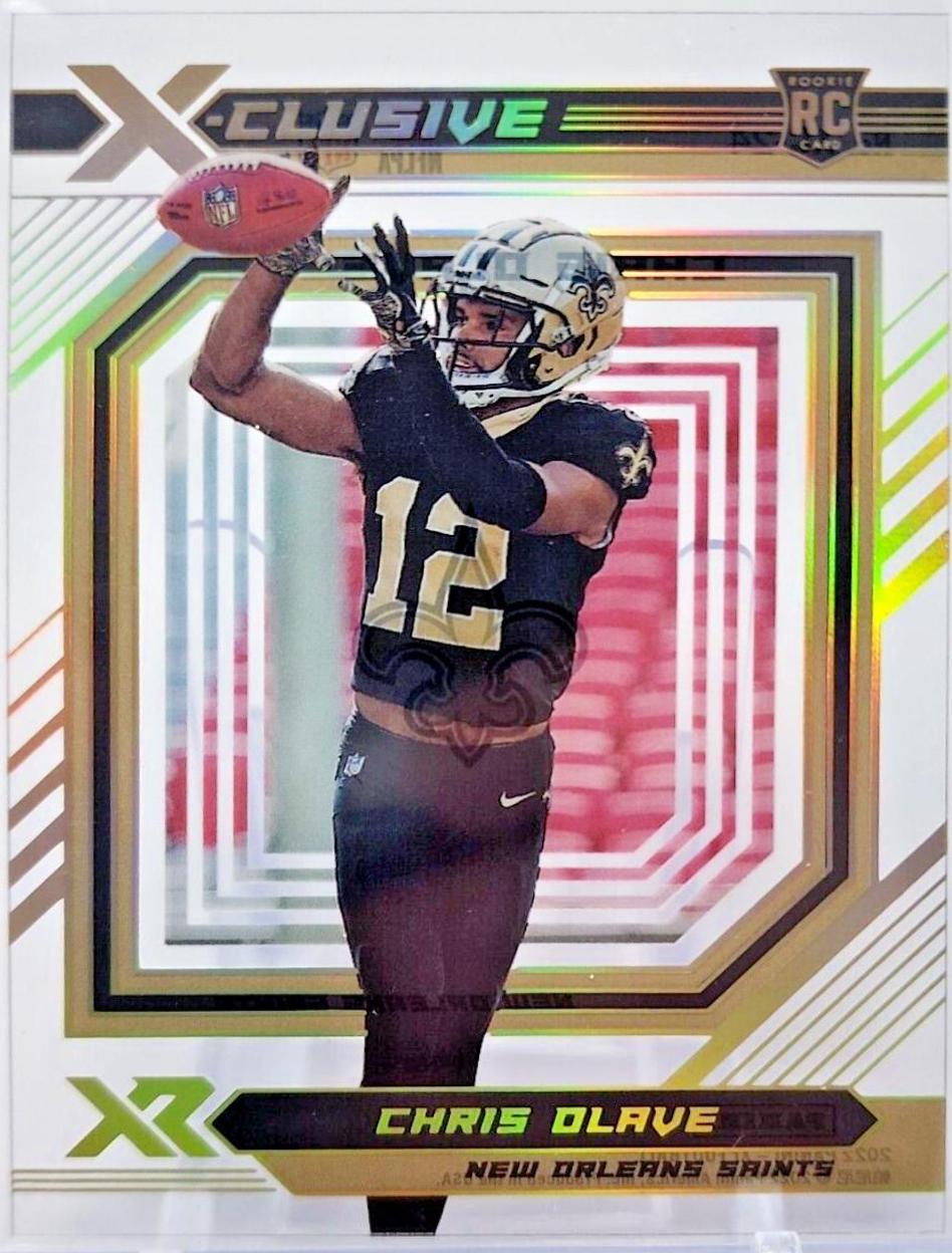 Chris Olave #XC-24 Football Cards 2022 Panini XR XClusive