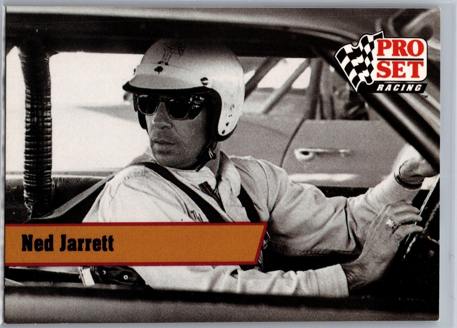 Ned Jarrett #L4 Racing Cards 1991 Pro Set Legends