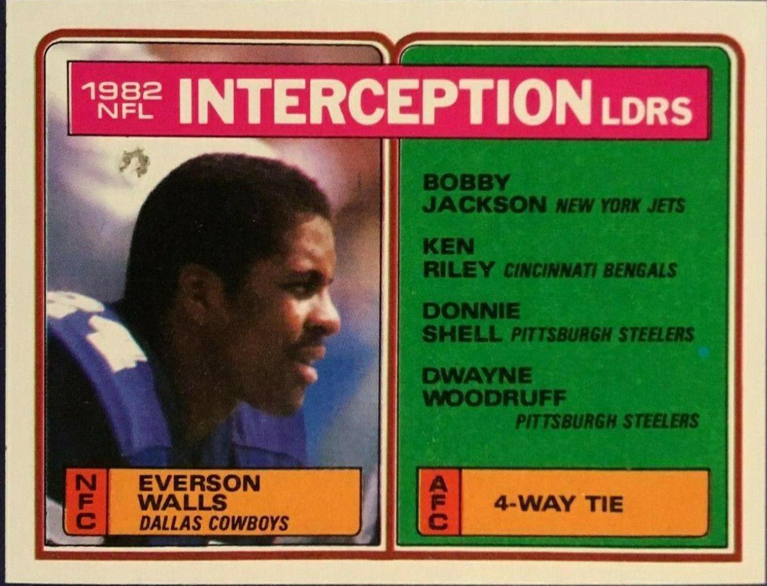 Everson Walls [Interception Leaders] #206